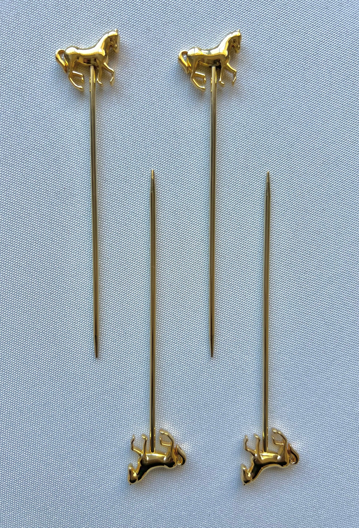 Gold Cocktail Pick Set - Horse