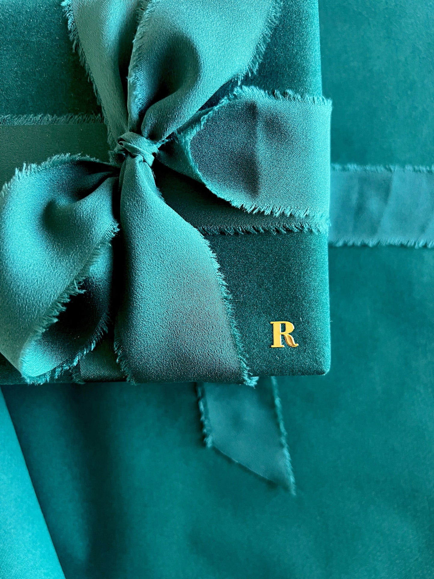 Velvet Wrapping Paper - Hunter Green