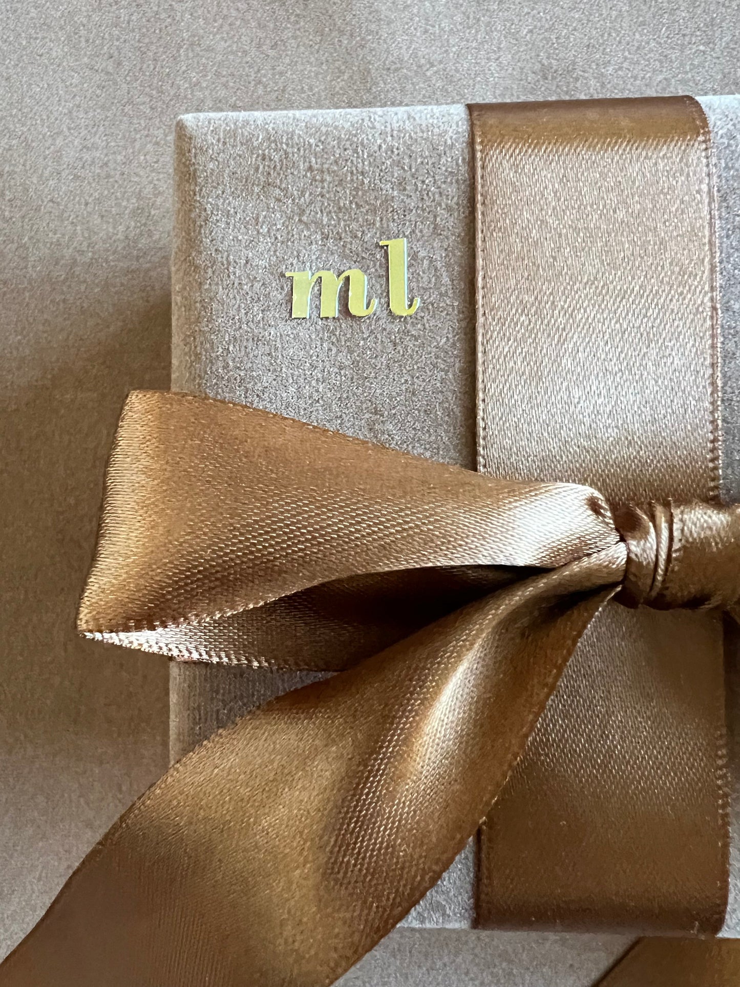 Velvet Wrapping Paper - Camel