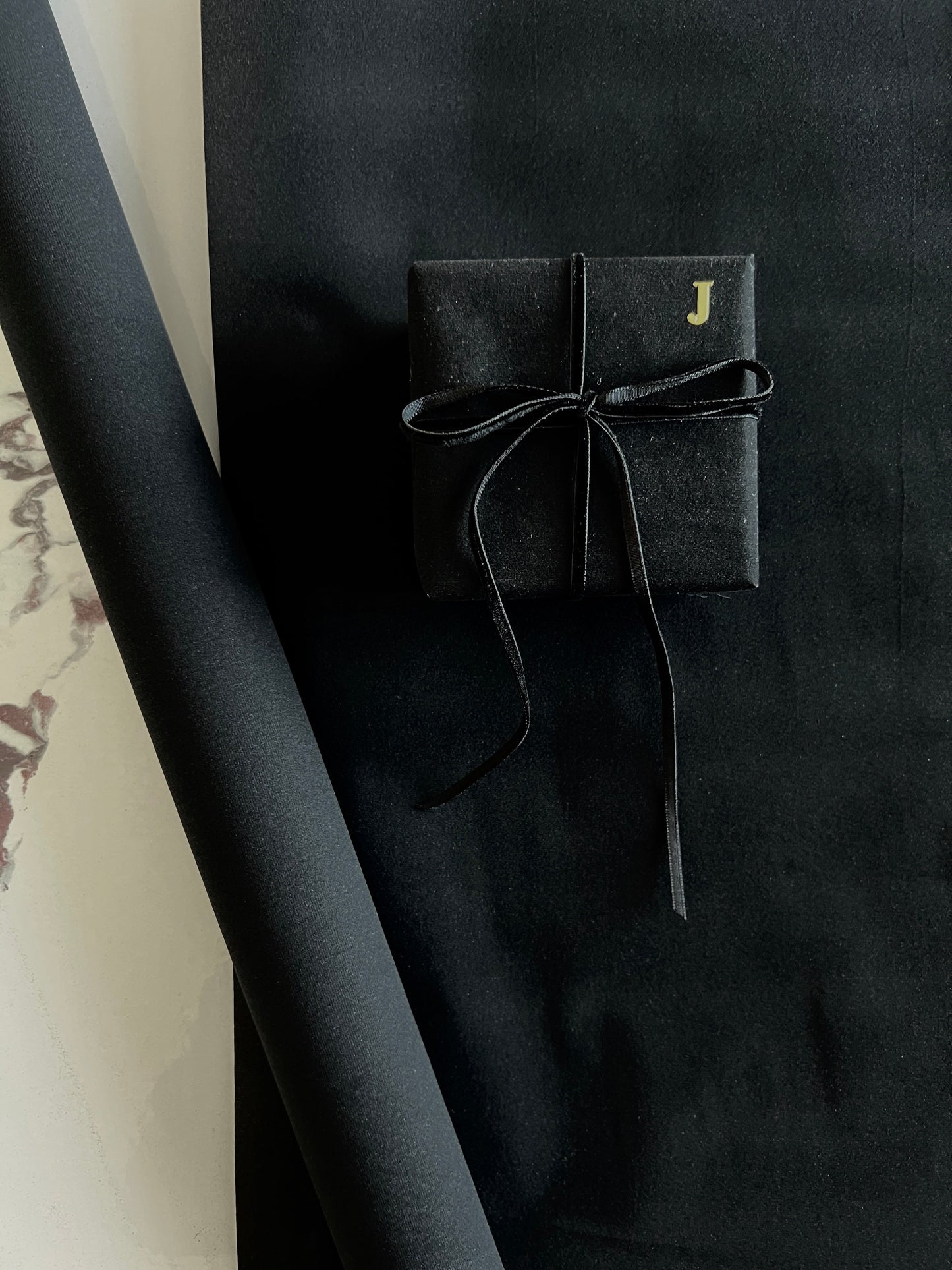 Velvet Wrapping Paper - Black