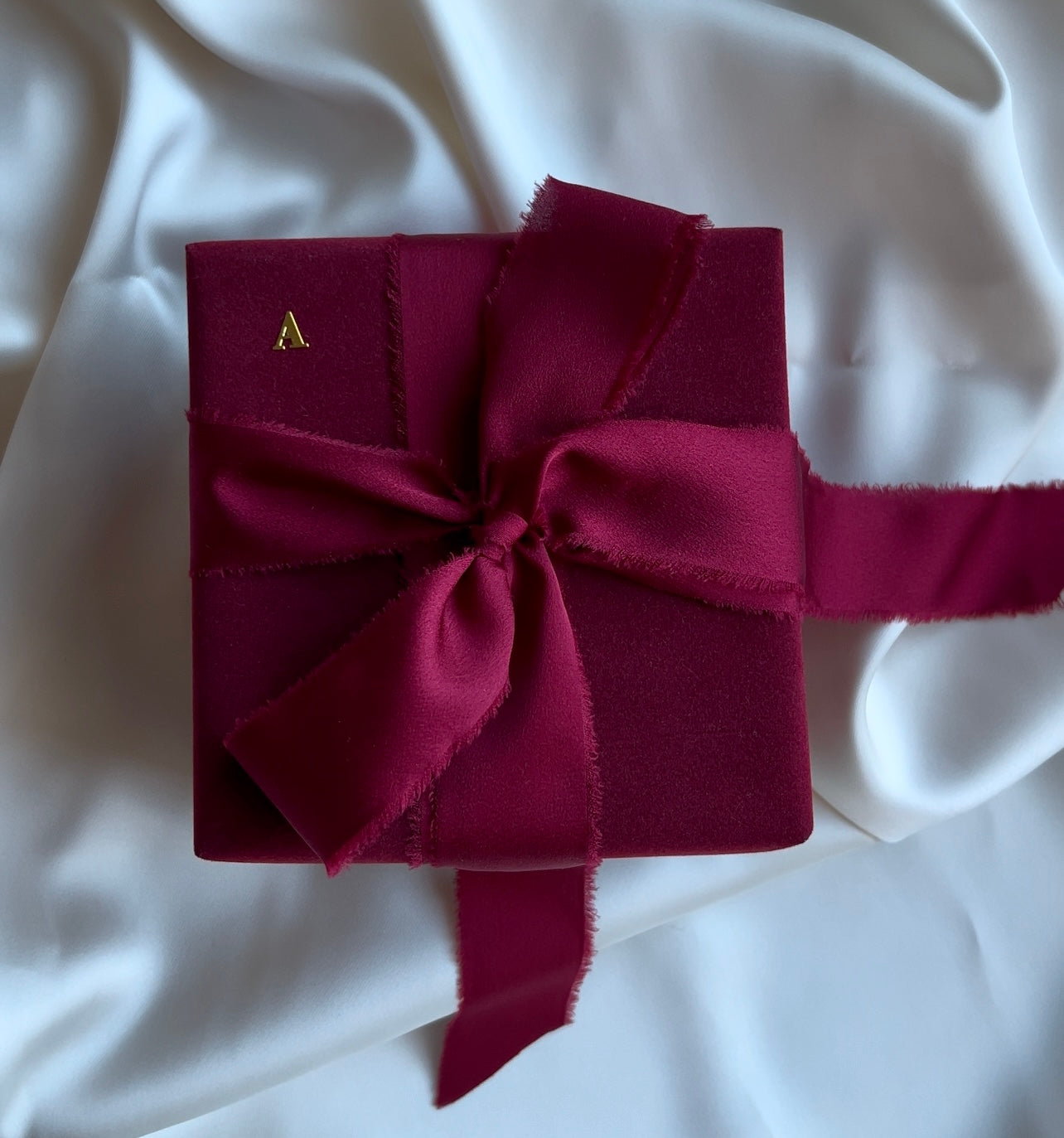 Velvet Wrapping Paper - Burgundy