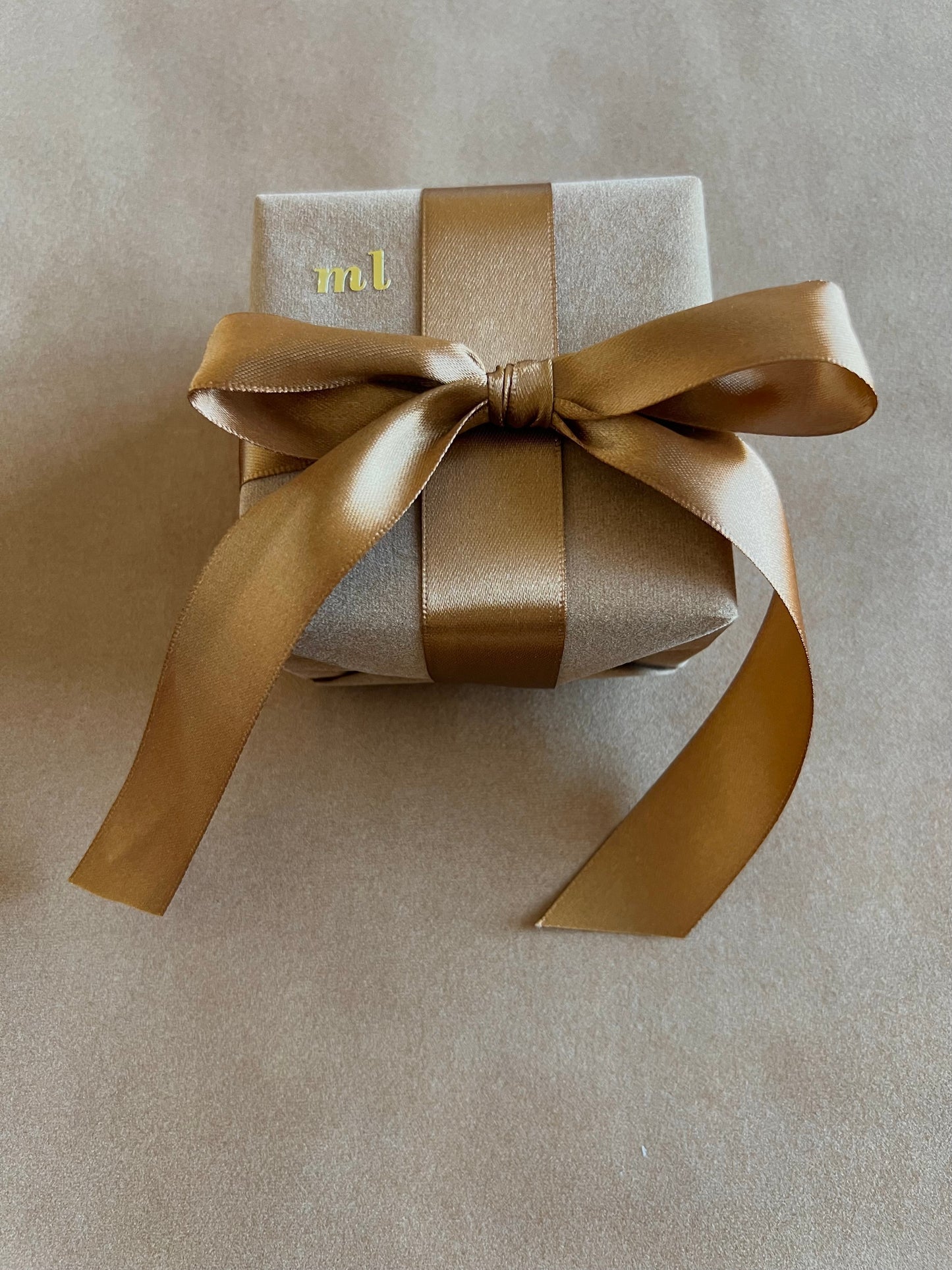 Velvet Wrapping Paper - Camel