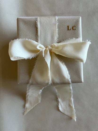 Velvet Wrapping Paper - Ivory