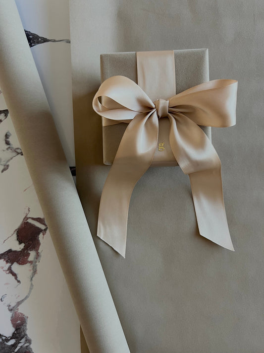 Velvet Wrapping Paper - Champagne