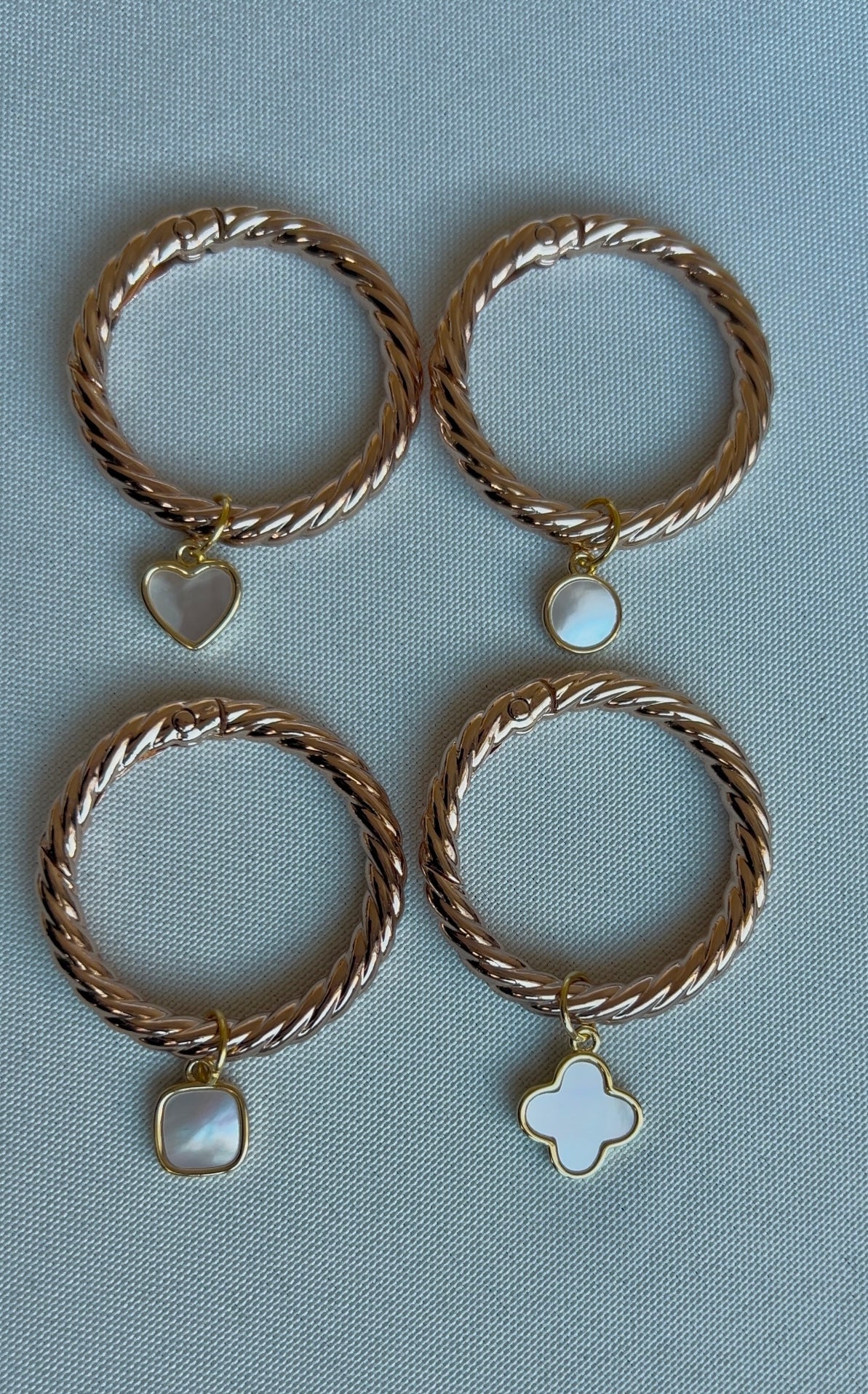 Gold Chic Shapes Drink Marker Set I