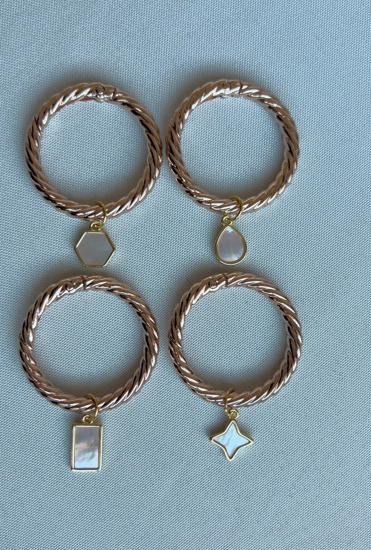 Gold Chic Shapes Pearl Drink Marker Set II