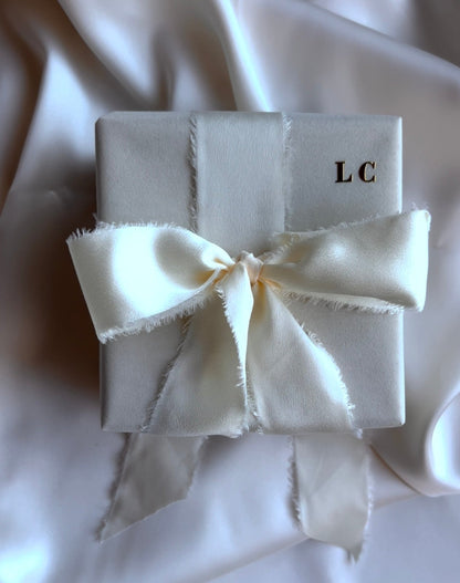 Velvet Wrapping Paper - Ivory
