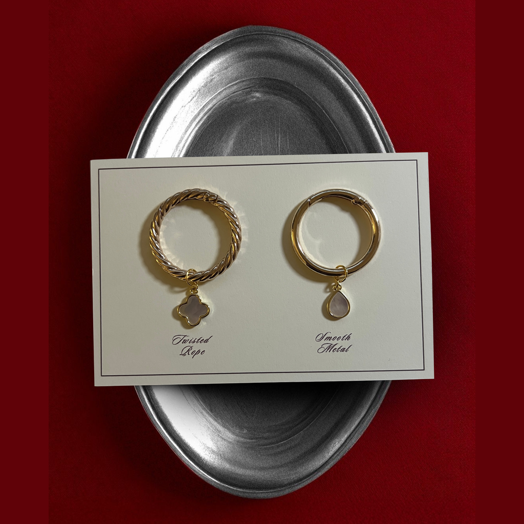 Odessa - Mother of Pearl Motif Wine Charms (Set of 4)